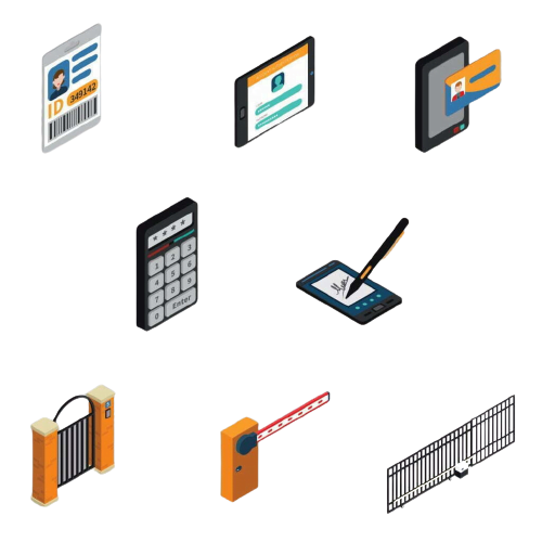 Différentes solutions de contrôle d'accès